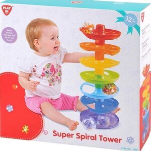 NEW Playgo Super Spiral Tower - Ball Drop & Roll Activity Toy